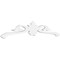 Ekena Millwork Pitch Florence Architectural Grade PVC Gable Pediment, 48"W x 10"H x 1"P (5/12) GPP048X010X100FLO - alternate 1
